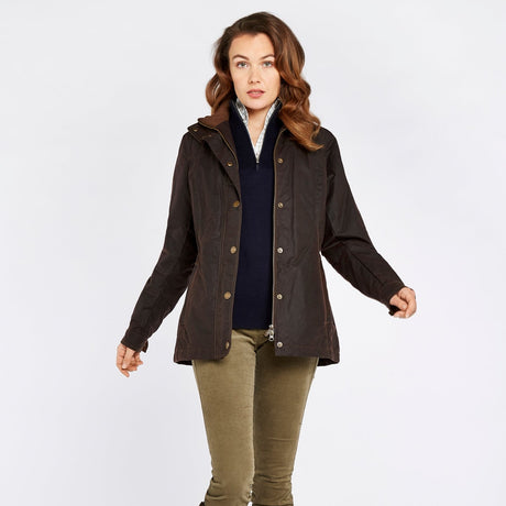 Dubarry Womens Mountrath Wax Jacket #Colour_java