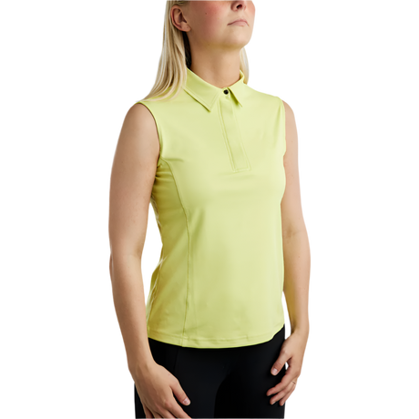 Montar Fiona Sleeveless Polo #colour_creamy-lime