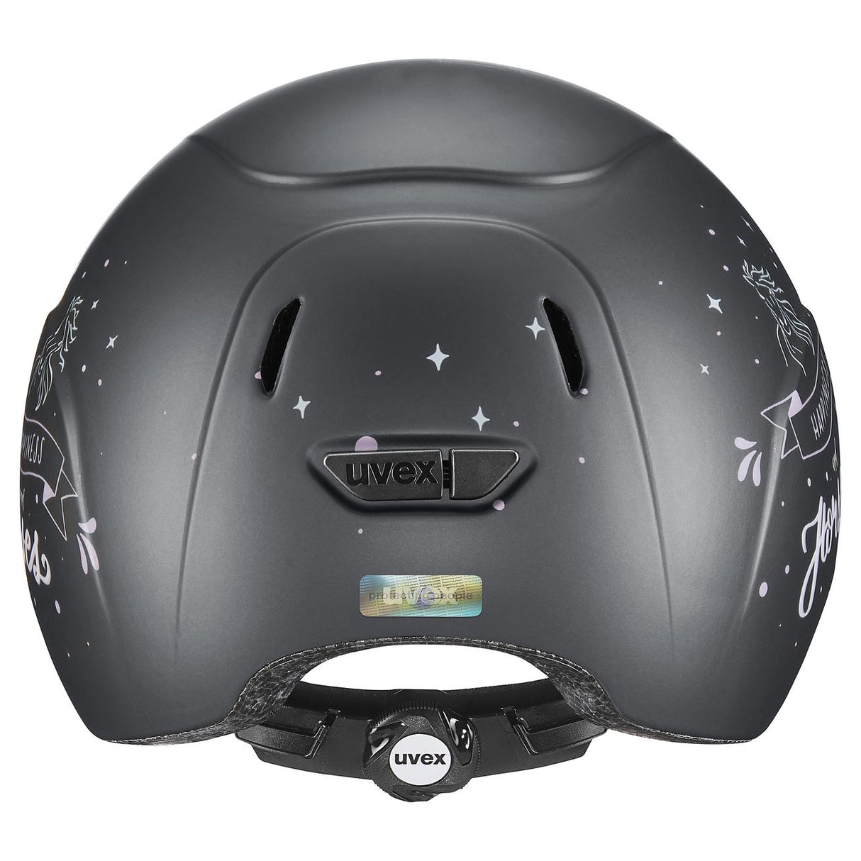 Uvex Kiddox Happy Horse Riding Hat #colour_anthracite-matt