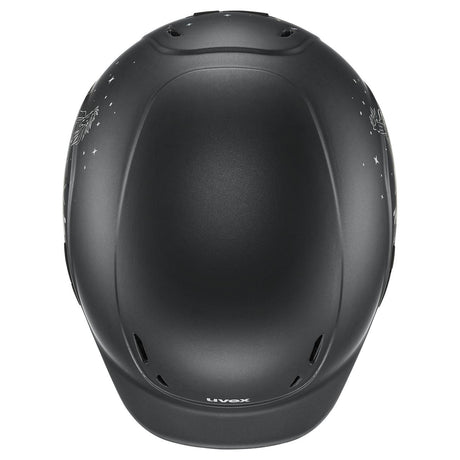 Uvex Kiddox Happy Horse Riding Hat #colour_black-matt