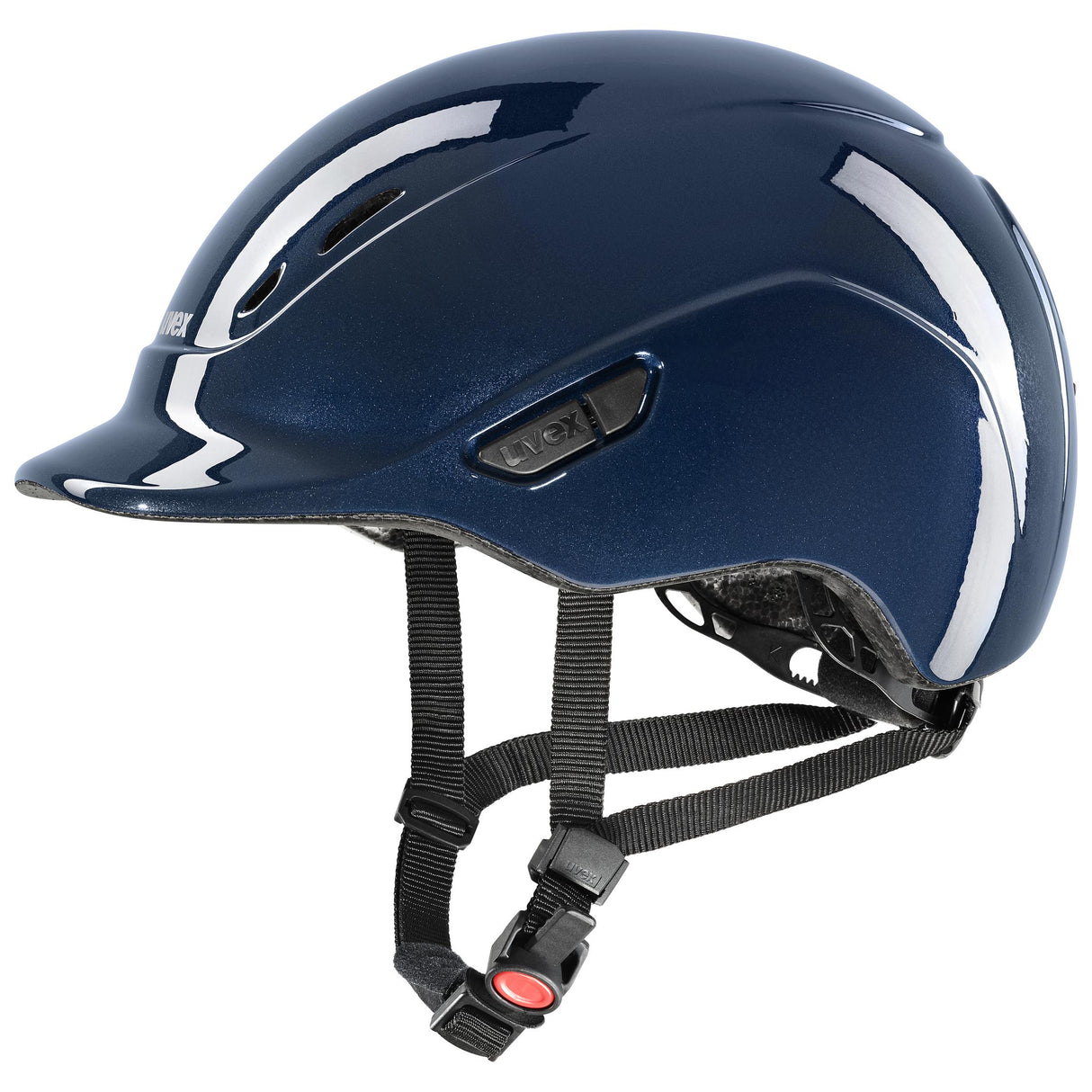 Uvex Kiddox Shiny Riding Hat #colour_navy