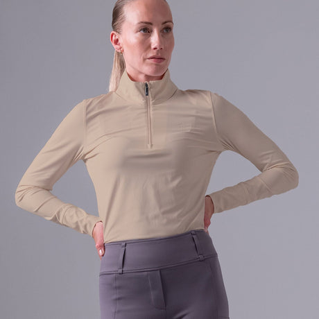 PS of Sweden Toska Long Sleeve #colour_silk-taupe