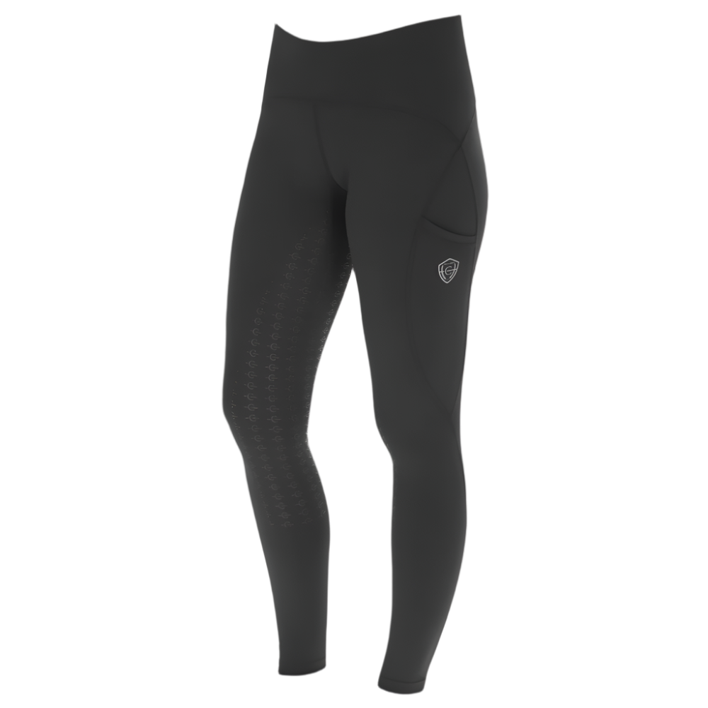 Covalliero Children's Riding Tights #colour_black