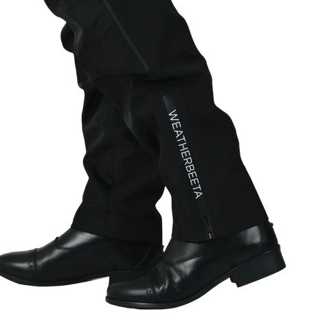 Weatherbeeta Ladies Rayne Waterproof Overtrousers II #colour_black-white