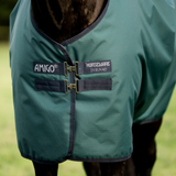 Horseware Ireland Amigo Ripstop 900D 100g Turnout Rug #colour_dynasty-green-navy-silver