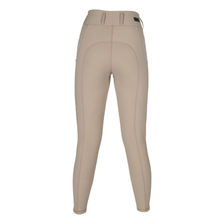 HKM Womens's Silicone Full Seat Riding Leggings -Jil High Waist- #colour_beige