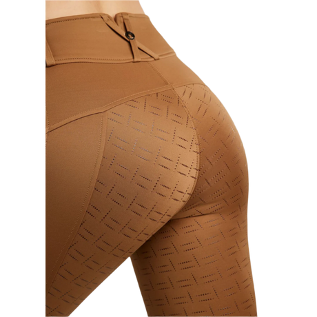 Montar MoMaggie Gun Metal Crystal Full Grip Breeches #colour_toffee