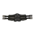 Stubben Equi-Soft® Saddle Girth with Cover - Black #colour_vachette-leather-ebony