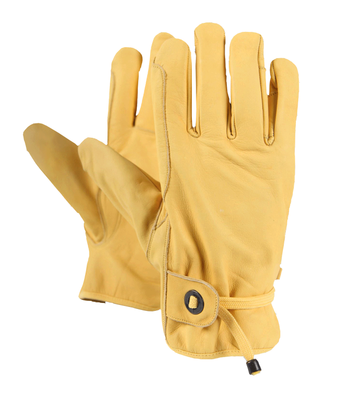 E.L.T Texas Western Gloves #colour_yellow