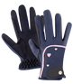 E.L.T Child Metropolitan Heart Riding Gloves #colour_night-blue