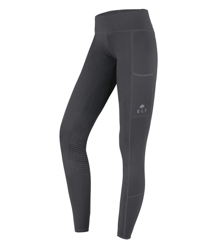 E.L.T Ella Children's Riding Thermal Leggings #colour_asphalt