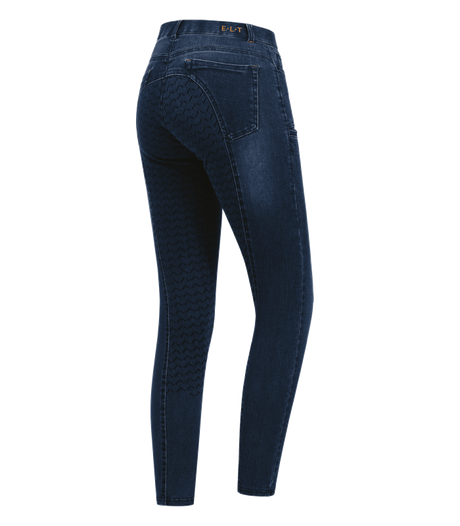 E.L.T Ladies Luna Jeans Breeches #colour_dark-blue