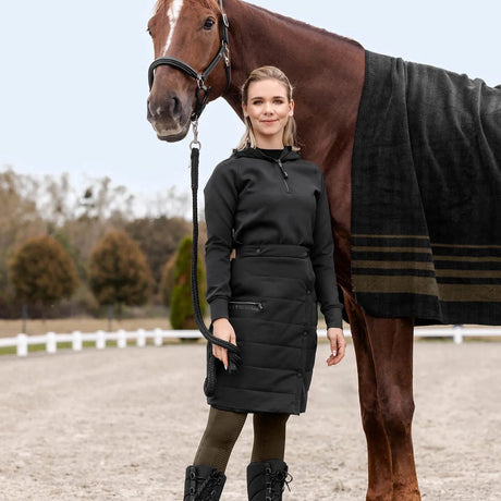 E.L.T Rachel Thermal Riding Skirt #colour_black