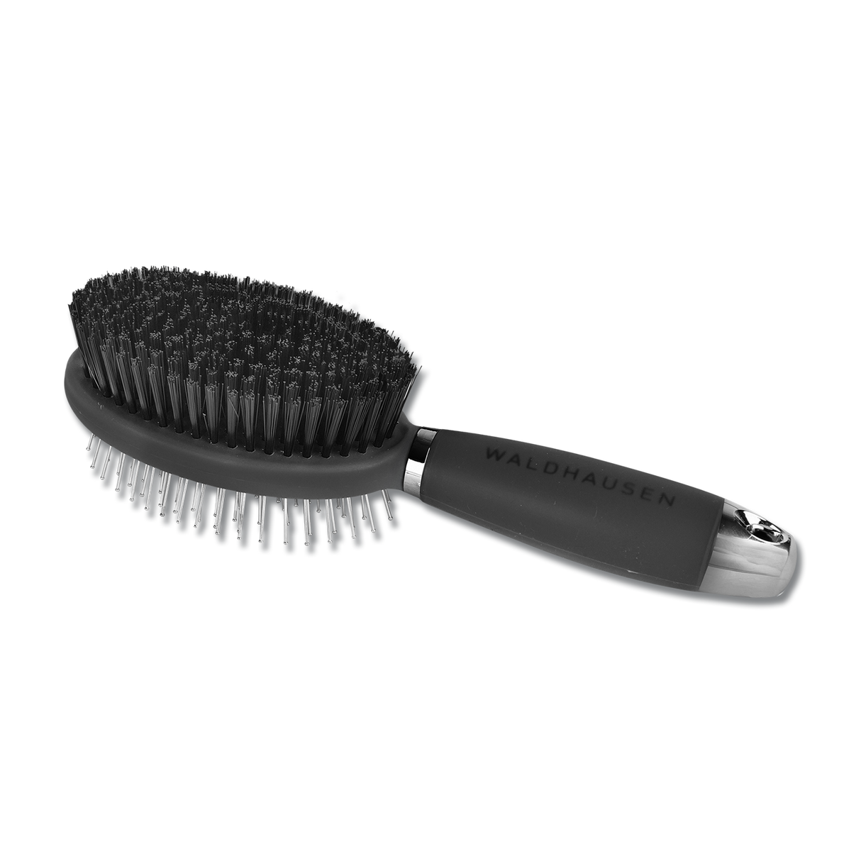 Waldhausen Double Side Brush with Gel Handle #colour_black