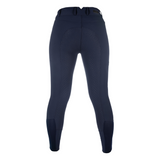 HKM Children's Silicone Full Seat Riding Breeches -Lia High Waist- #colour_deep-blue