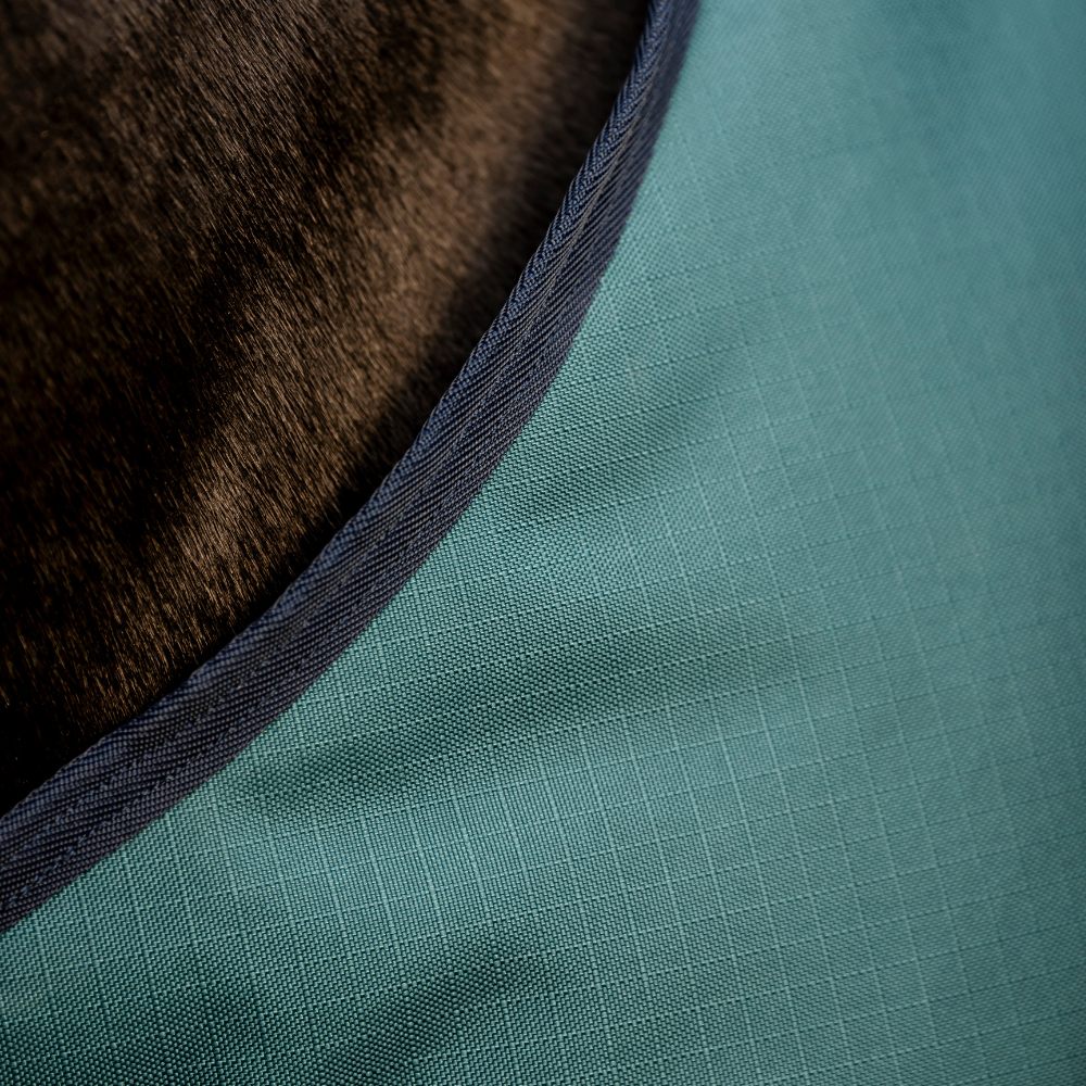 Horseware Ireland Amigo Ripstop 900D 100g Turnout Rug #colour_dynasty-green-navy-silver