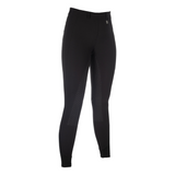 HKM Childen's Silicone Full Seat Riding Tights -Amalfi- #colour_black