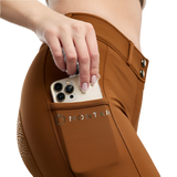 Montar Megan Full Seat Breeches with Phonepockets #colour_toffee