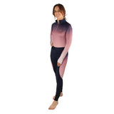 Hy Equestrian Elevate Riding Tights #colour_navy-rose