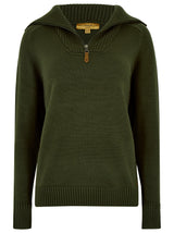 Dubarry Womens Rosmead Sweater #colour_olive