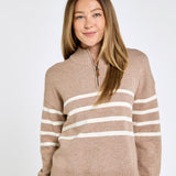 Dubarry Womens Fonthill Knitted Jumper #colour_taupe