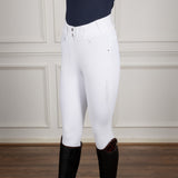 Coldstream Hermitage Diamante Breeches #colour_white