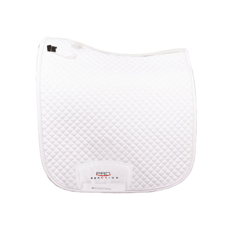 ProReaction Pima Dressage Saddle Pad by Hy Equestrian #colour_white
