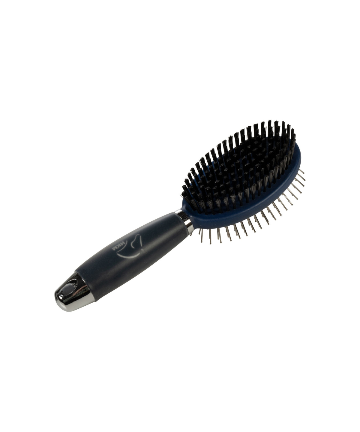 HKM Dual Use Mane and Tail Brush -Gel- #colour_deep-blue-black