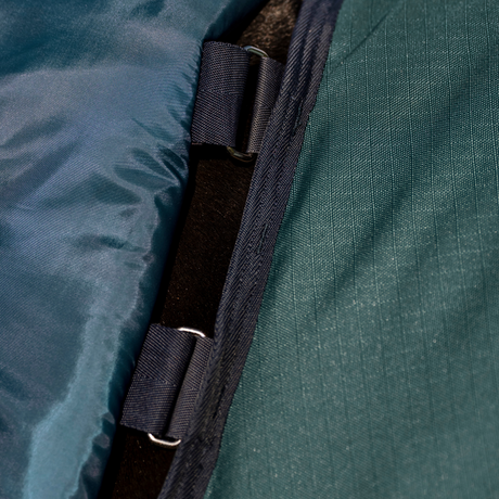 Horseware Ireland Amigo Ripstop 900D Plus 50g Pony Turnout Rug #colour_dynasty-green-navy-silver