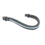 Mackey Baby Blue Sparkle Browband #colour_black