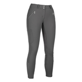 HKM Women's Alos Full Seat Riding Breeches -Lia High Waist- #colour_grey