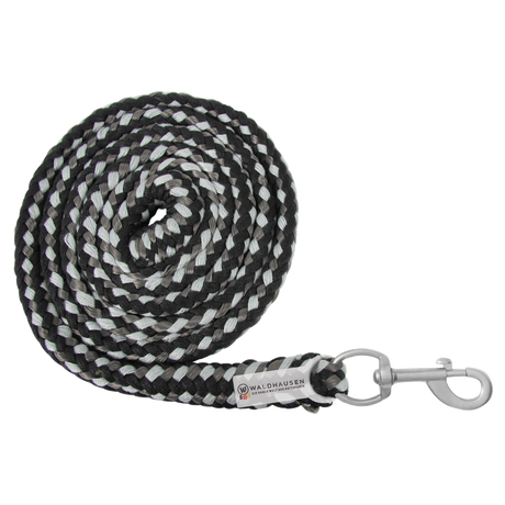 Waldhausen Snap Hook Lead Rope Plus #colour_black-grey