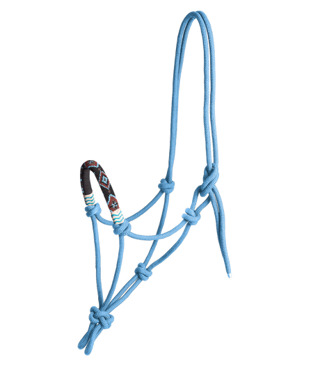 Waldhausen Pearls Knot Halter #colour_azure-blue