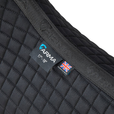 Shires ARMA SupaFleece Saddlecloth #colour_black