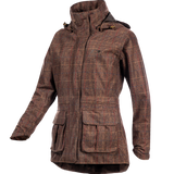 Baleno Pembroke Ladies Tweed Foldaway Jacket #colour_check-brown
