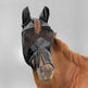 Waldhausen Premium Fly Mask with Ear Protection and Nose Fringe #colour_black