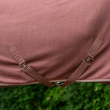 Waldhausen Economic Fleece Rug with Cross Surcingles #colour_mocca