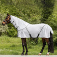 Waldhausen Protect Detachable Neck Fly Rug #colour_silver-grey-grey