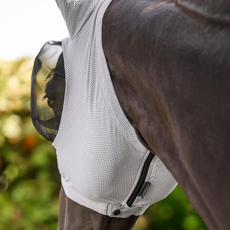 Waldhausen Fly Mask Puck Breath #colour_silver-grey