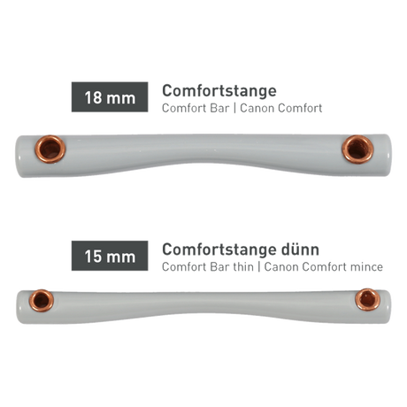 Beris 3-Ring Bit With Thin Soft Comfort Bar