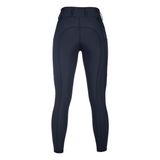 HKM Women's Silicone Knee Patch Riding Leggings -Jil High Waist- #colour_deep-blue