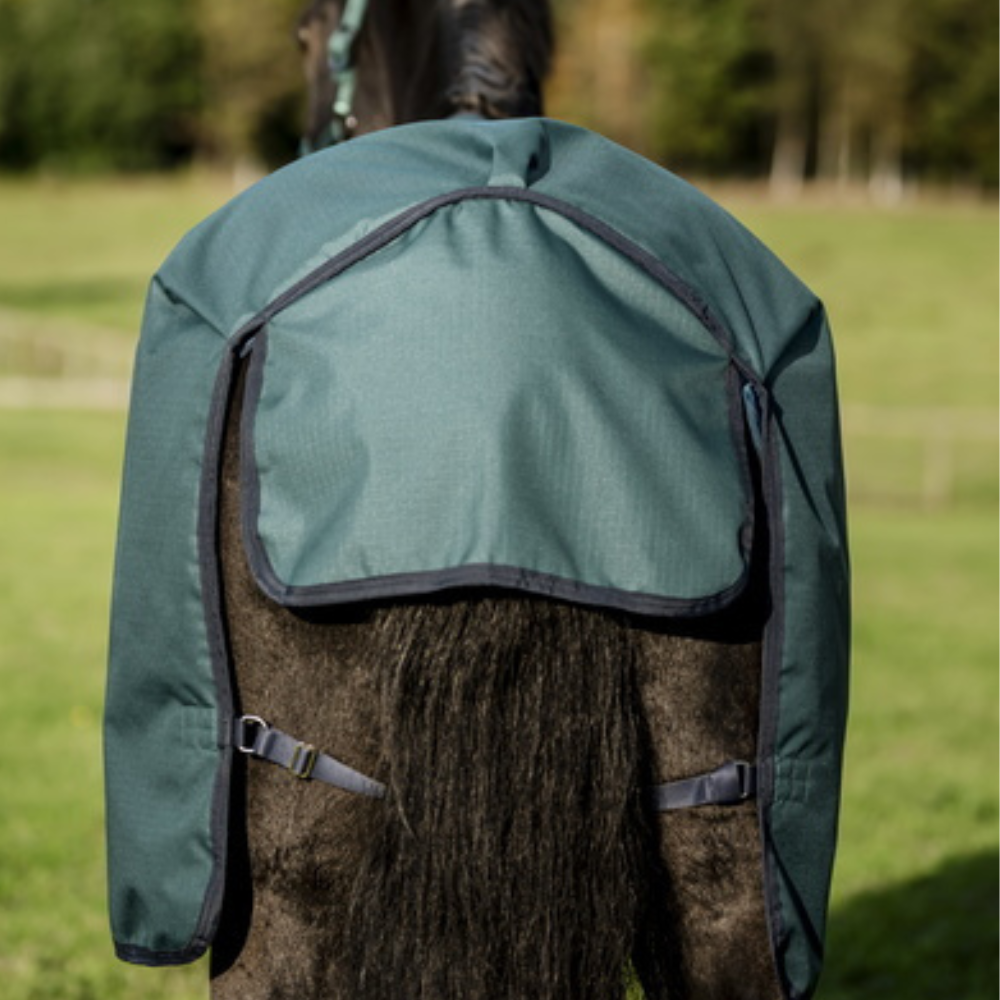 Horseware Ireland Amigo Ripstop 900D 100g Turnout Rug #colour_dynasty-green-navy-silver