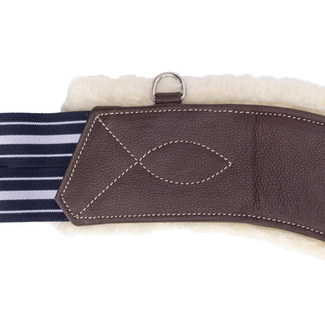 Shires Velociti Lusso Elite Anatomical Girth #colour_havana