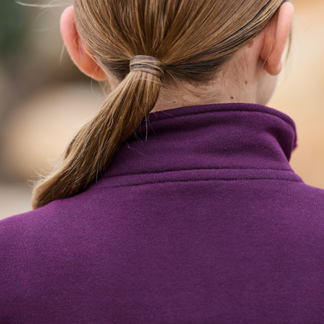 Dublin Children's 1/4 Zip Fleece Pullover #colour_purple-violet
