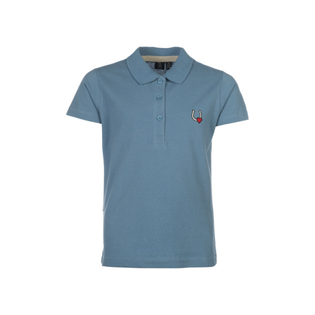 HKM Children's Polo Shirt -Claire- #colour_smokey-blue