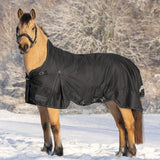 Waldhausen Scandic High Neck 200g Turnout Rug #colour_black