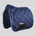 Montar Flow Logo Quilted Dressage Saddle Pad #colour_navy