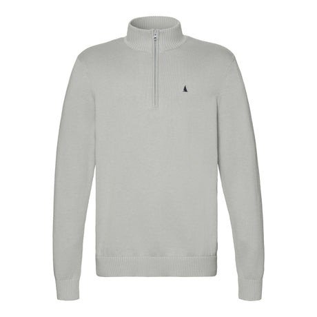 Musto Men's Original 1/4 Zip Neck Knit #colour_grey