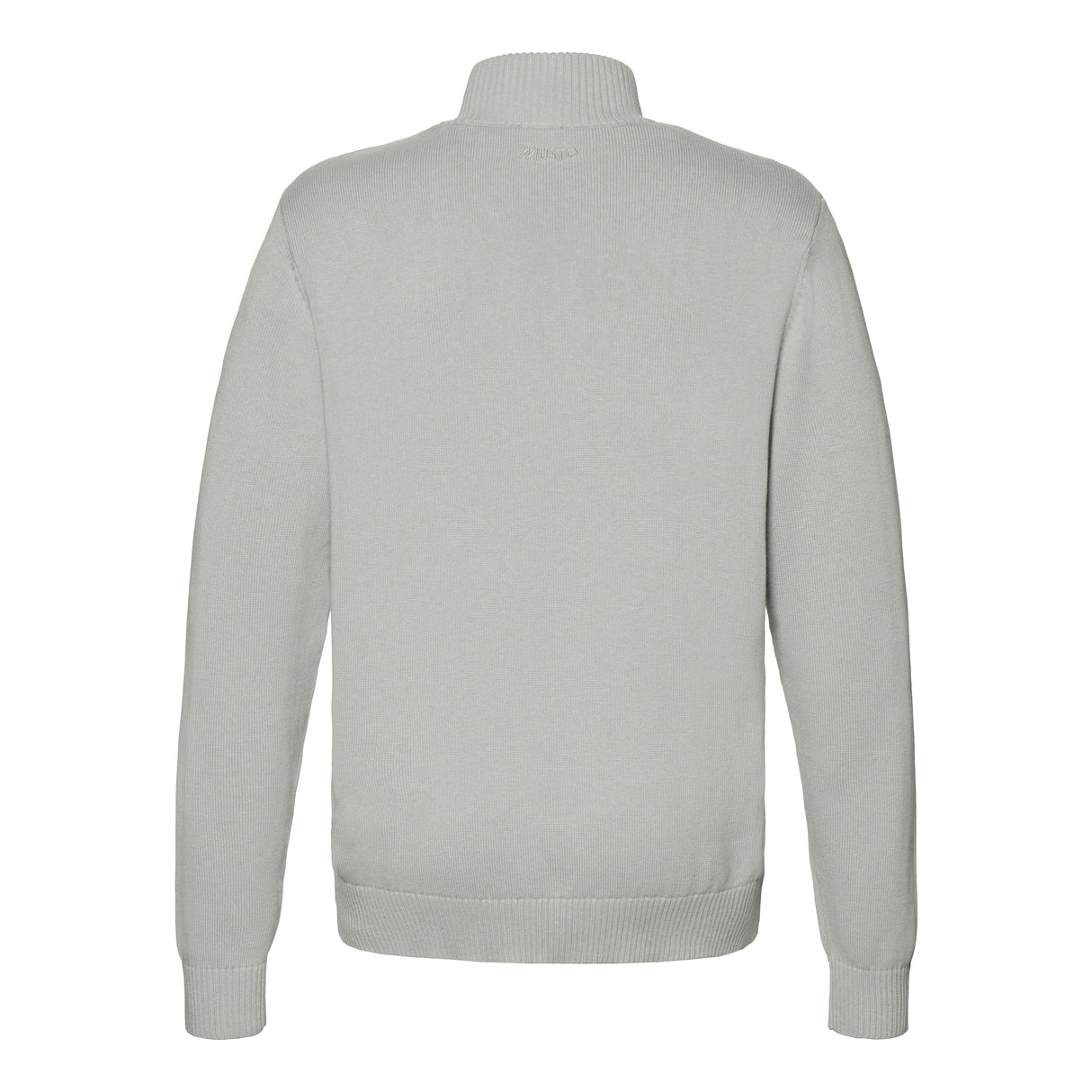 Musto Men's Original 1/4 Zip Neck Knit #colour_grey