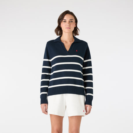 Musto Women's Original Marine Knit #colour_navy